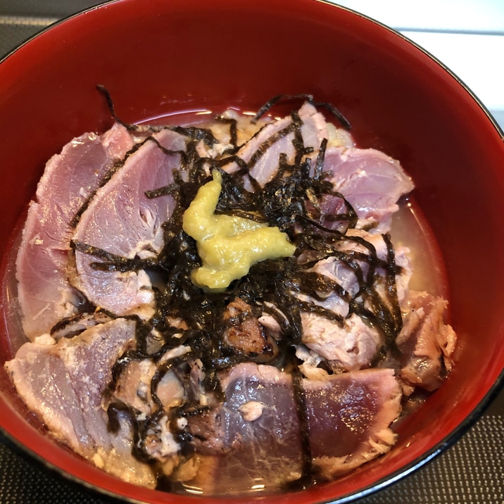 だし香る 鰹のたたきdeだし茶漬け レシピ 作り方 By ぷーにゃん 楽天レシピ だし香る 鰹のたたきdeだし茶漬け レシピ 作り方 By ぷーにゃん 楽天レシピ